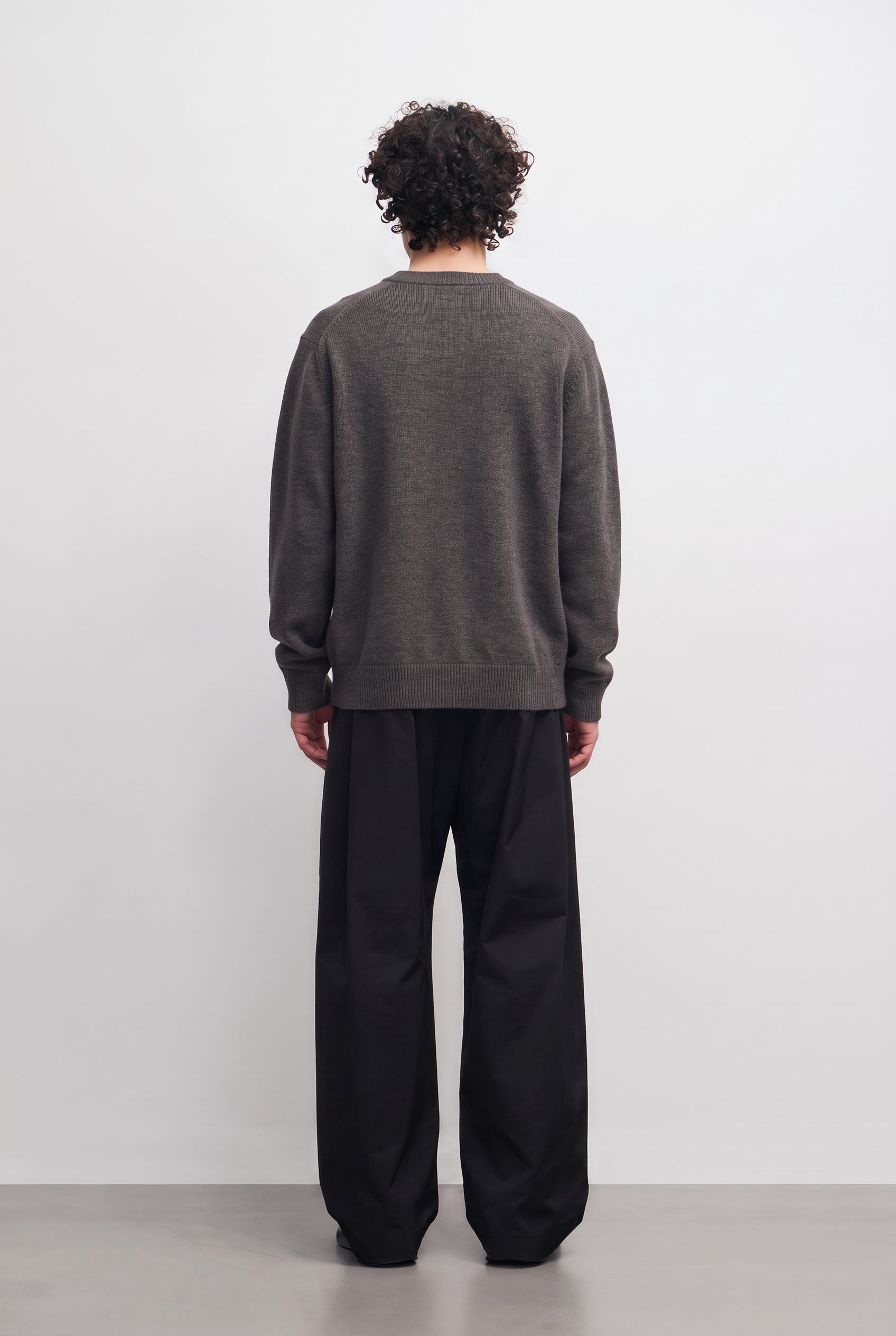 ARKK Apparel ARKK Logo Sweater | Faded Black Knit Crew